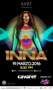 19 martie INNA Teatro Estudio Cavaret Mexic