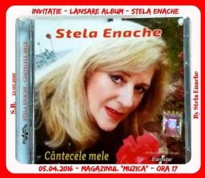 INVITATIE lansare album STELA ENACHE