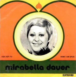 Discul de debut al Mirabelei Dauer, lansat in 1976 (sursa: www.discogs.com)
